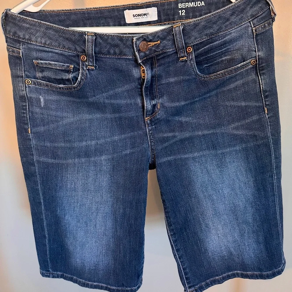 Sonoma Blue Denim Bermuda Shorts